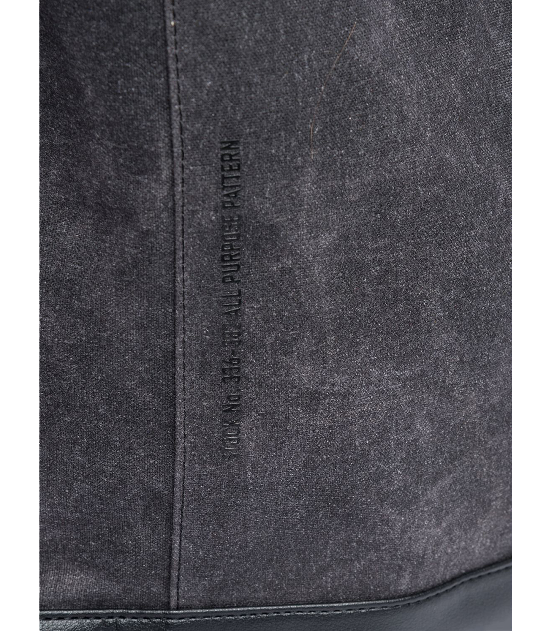 ウォッシュコットンキャンバス ボストンバッグ 詳細画像 ウオッシュブラック 7